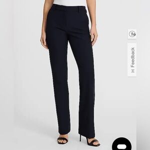 Express Editor Barely Boot Women's Pants (Navy)